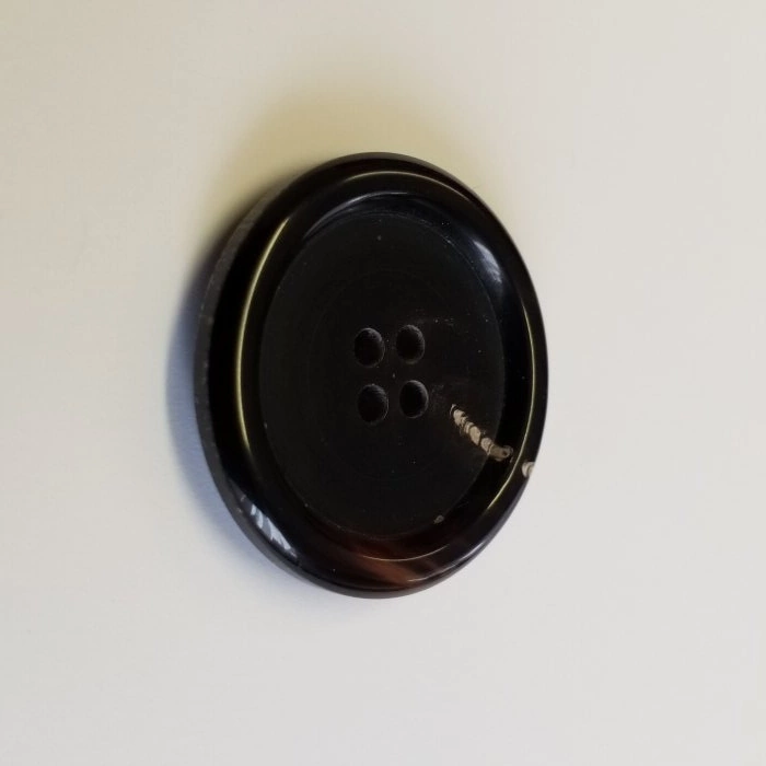 real buffalo horn button classic