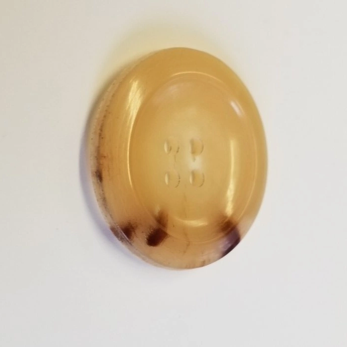 coat button real buffalo horn
