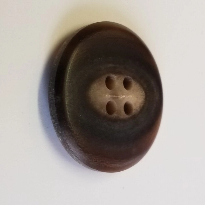 coat/jacket button buffalo horn