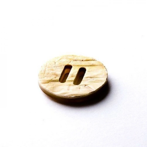 5013 Lederhosenknopf echt Büffelhorn, Büffelhornknopf